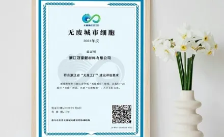 Zhejiang Guanhao Functional Material Co., Ltd. hædret med titlen 